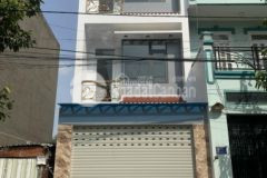 Cho thuê nhà 1 trệt 2 lầu mặt tiền đường nguyễn an ninh, hướng tây nam.