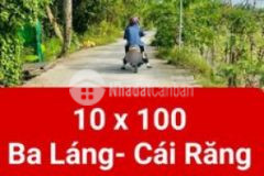 Bán 1000m² đất nghỉ dưỡng kv4 ba láng cái răng ct