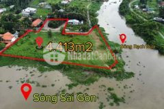 Bán 4 413m2 đất vườn mt sông sài gòn
