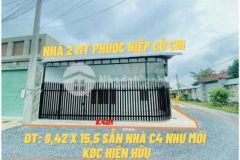 Nhà 3pn 1 sẹc đường bâsa phước hiệp 126m2 2tỷ2