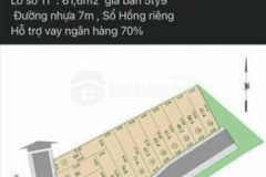 Tôi cần bán lô số 6 giảm mạnh 700 triệu cọc nhanh