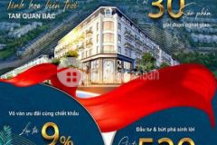 Đất tam quan 2 mặt tiền sổ đỏ lâu dài