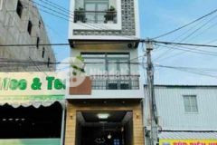 Nhà trệt 2 lầu sân thượng mặt tiền trân nam phú