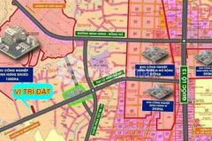 Lô góc 2 mặt tiền sát khu công nghiệp minh hưng