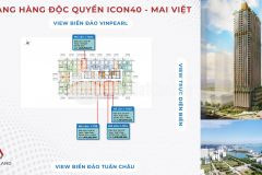 Quỹ căn độc quyền tại dự án icon40 hạ long. lh 0336.888.600