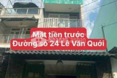 Bán nhà 2 mtđường xe tải đường24 lê văn quới bhha