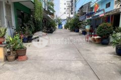 Hẻm 5m thông bà hom q6 6 8m x 13m 4 tầng