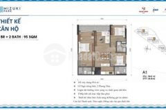 Ra lỗ căn 95m2 mp7 cụm căn hộ công viên kênh đào