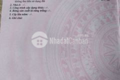 Đất thổ cư chợ long mỹ