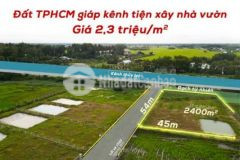 Bán 2400m2 đất vườn xã trung lập thượng củ chi