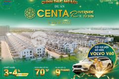 Thông báo mở bán centa riverside biệt thự sông đầu tiên tại tp từ sơn