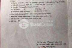 Bán nhà trệt lầu 4phong ngủ đt 64m2 giá 4 790ty