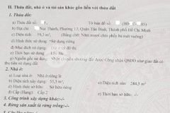 Mt núi thành p13 tân bình 3 6x16m hầm 6 lầu