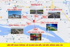 Bán đất hải bối đường oto nở hậu 43m2 1 52 tỷ