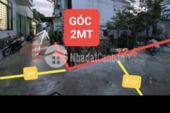 Nền góc 2 mặt tiền lộ 4m đường trần hoàng na