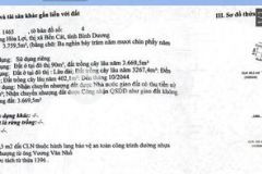 Bán gấp lô hòa lợi bến cát giá rẻ như cho