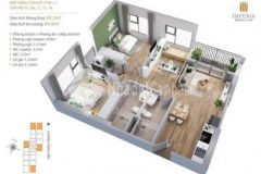 Căn 2 5 pn 64m imperia sc vinhomes tây mỗ 2 72 tỷ