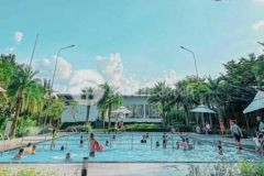 Bán nhà tt bến cát tt20 nhhh 70 wie hồ bơi