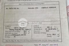 Chính chủ bán nhà hxh đường hà đặc 4x17m 70m2