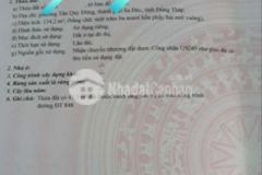 Chính chủ cần bán đất nền mặt tiền đường đt 848