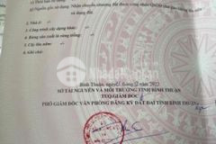 Đất chợ lầu bắc bình bình thuận 3300m có sổ hồng