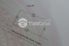 Đất sau lưng mặc tiền phó đức chính