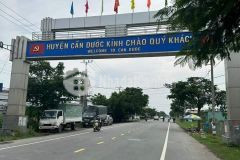 Kẹt vốn cần bán lô đất 110m2 ngã ba tân lân, tt cần đước