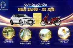 Tuyệt phẩm cuối năm 2022 nhà phố 3 tầng shophouse view sông cơ hội trúng quà lớn