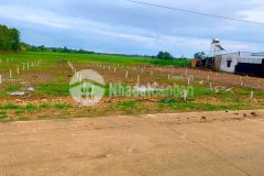 Chủ cần bán lô đất 135m2 đất thổ cư mặt tiền đường nhựa 20m giá 820 triệu