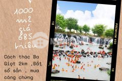 Lô đất vườn siêu đẹp 1000m2 cách khu du lịch thác ba giọt chỉ 5 phút đi xe