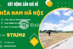 Đất vùng ven thành phố, giá rẻ, tương lai dài hạn tại huyện ứng hòa tp.hà nội. giá đầu tư f0 chỉ t