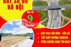 Nhà đầu tư ráo riết săn lùng đất sổ đỏ hà nội 9trm2 tiếp giáp nút giao khủng
