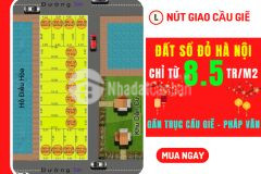 Đất đẹp hà nội ngay nút giao cầu giẽ đi lại rất thuận tiện, ở và kinh doanh được luôn, sẵn sổ