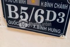 Cần bán nhà ở hẻm b5 ql50 gần ngã 4 nguyễn văn linh