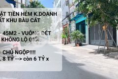 Hàng đầu tư hot nhất tân bình, 45m2, ngay khu bàu cát, giá rẻ