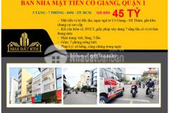 Hiếm bán nhà mặt tiền cô giang, quận 1, 5 tầng, 7 pn, 45 tỷ, 84m 0933644449