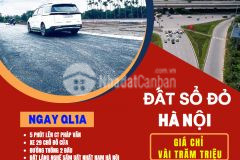 Đất ven đô hà nội, giá hơn 8trm2 sẵn sổ, lên cao tốc và quốc lộ rất gần, đường ô tô chạy quanh đất