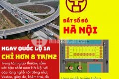 Đất làng nghề ven đô, sổ đỏ hà nội, hơn 600 triệu sở hữu ngay