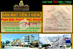 Bán nhà mt 3 view phan đình phùng, hđt165 trth, phú nhuận, 64 tỷ5, 0933644449