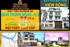 Bán nhà biệt thự view sông, bình trưng đông, quận 2, 233m, 37 tỷ9, 0933644449