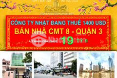 Hot bán nhà mặt tiền cách mạng tháng 8, quận 3, 4t, 98 tm, 19 tỷ 5, 0933644449