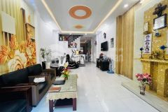 Nhà hẻm xe tải dt85m25x17.5m 4 tầng khu vip võ chí công phú hữu thủ đức