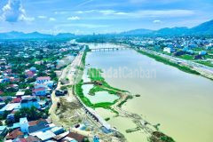 Bán đất mặt tiền bờ kè trần phú thị trấn diên khánh view sông cái