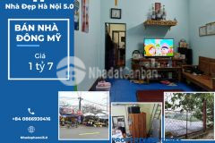 Bán nhà đông mỹ, gần chợ đông mỹ, sân bóng, ubnn xã dt 50m2 x 1t đẹp giá 1tyx