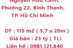 Bán nhà đường nguyễn hữu cảnh, phường 22, bình thạnh