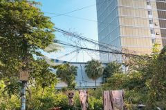 Nền đẹp có khuôn viên cây xanh 4m phía sau. nền đường b6 nguyễn ngọc bích kế bên quán cây bưởi 6