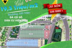 Cơ hội đầu tư giai đoạn 1 chỉ 30 nền đất long thành giáp ngay quốc lộ 51