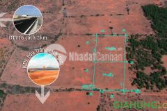 Đất xã hòa thắng cách đường dẫn cao tốc dt716 1km diện tích 11656m2.sổ hồng riêng