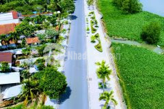 Vĩnh long bán 3 lô đất đẹp mặt tiền đường 30m, đường bờ kè sông cổ chiên khu du lịch trường an