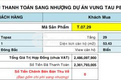 Chính chủ bán gấp căn 1pn 1wc view biển tầng cao giá hợp đồng